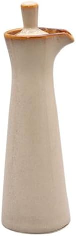 STOBAZA 10-oz Ceramic Oil Soy Bottle with Airtight Lid