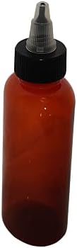 Wolfmoon Botanicals - 2 oz Amber Refillable Dispenser Bottles Pack of 6