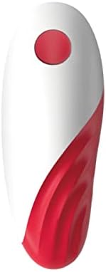Ergonomic Red and White Electric Can Opener