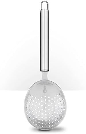 Pia Barware Lexington Heavy-Duty Stainless Steel Bar StrAINER Professional Kitchen Inspired Design