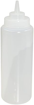 Crestware SB32CW Squeeze Bottle 32 oz Clear 1 Dozen