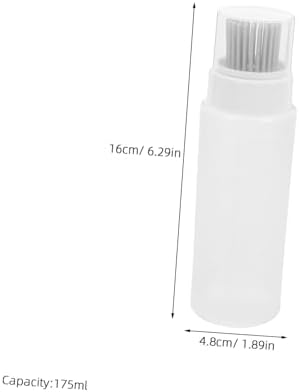 175ml Transparent Silicone Kitchen Condiment Bottles Set of 2