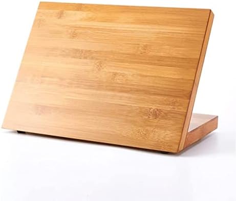 Magnetic Slanted Knife Block Wood Universal Holder