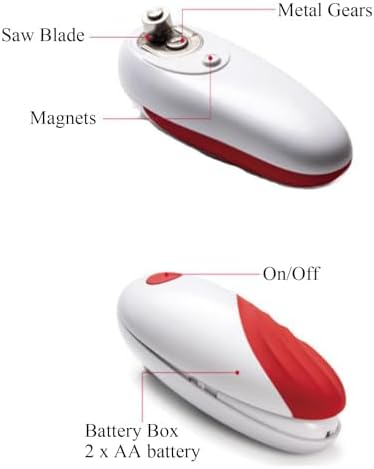 Electric Can Opener with Smooth Edge