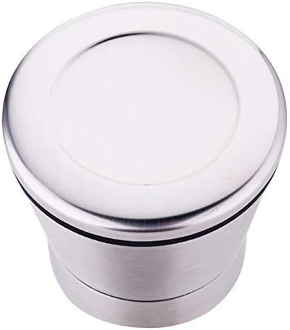 BlueSnail Stainless Steel Manual Salt Pepper Grinder Glass Cone Silver
