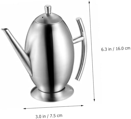 Cabilock Oil Dispenser Stainless Steel Bottle for Kitchen