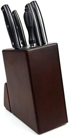 High-Quality Walnut Kitchen Knife Holder Durable Space-Saving Storage Solution