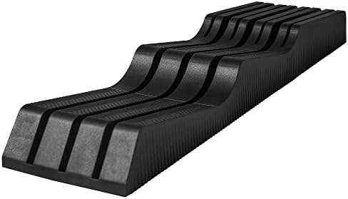 knife safe holder with slots and black finish