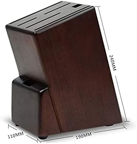 High-Quality Walnut Kitchen Knife Holder Durable Space-Saving Storage Solution