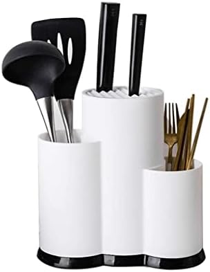White Kitchen Knife Block