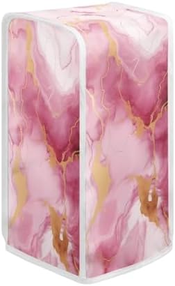 Pink Marbles Print Electric Can Opener Cover