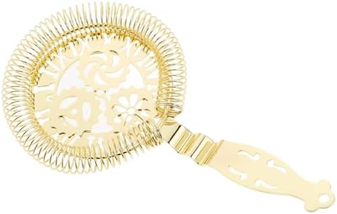VOSAREA Gold Stainless Steel Cocktail Strainer