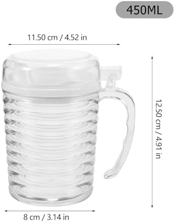 4PCS Plastic Condiment Bottles Set of 4