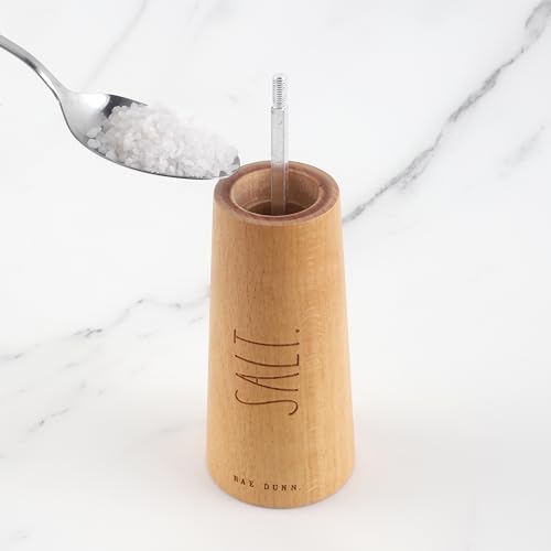 Bamboo Salt Pepper Grinder Set