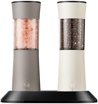 Ergonomic Salt and Pepper Grinder Set