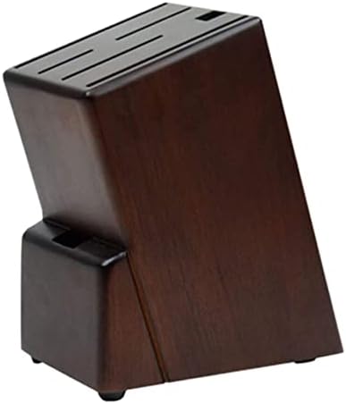 High-Quality Walnut Kitchen Knife Holder Durable Space-Saving Storage Solution