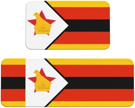 Zimbabwe Flag Kitchen Mats
