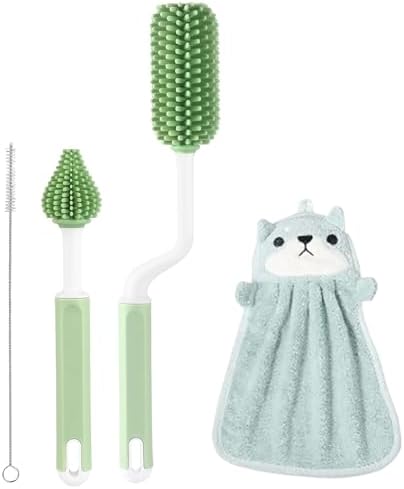 Silicone Bottle Brush Set for Easy Cleaning