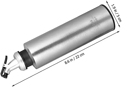 CIYODO 304 Stainless Steel Oil Dispenser 250ml Leak-Proof Kitchen Condiment Bottle