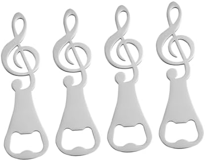 4-Pack Stainless Steel Bottle Opener Set for Wine Beer More