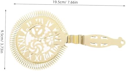VOSAREA Gold Stainless Steel Cocktail Strainer