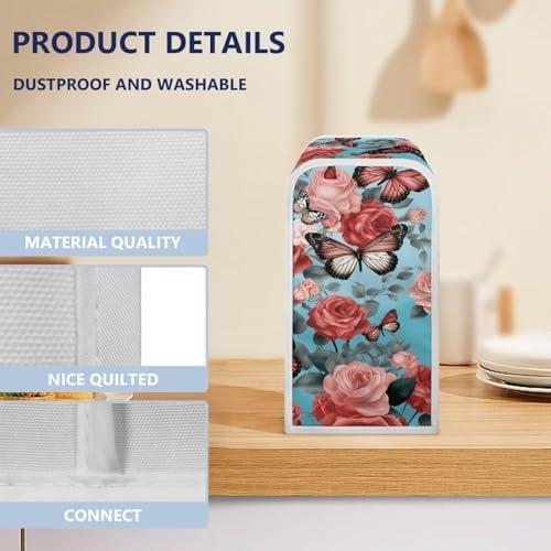 Stylish Can Opener Cover with Gothic Butterfly for Dust Protection