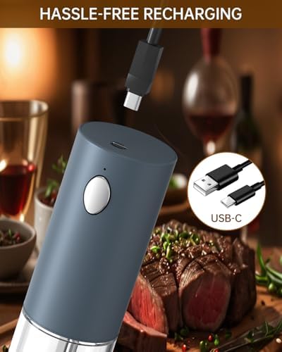 Circle Joy Electric Salt Pepper Grinder Set