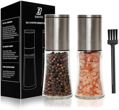 Adjustable Salt Pepper Grinder Set