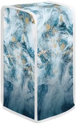 TODIYADDU Marble Print Can Opener Cover Novelty Dust Protection for Kitchen Use