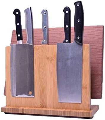 Sturdy Bamboo Knife Block