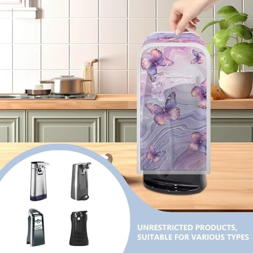 Butterfly Can Opener Cover Dust Stain Protection Anti-Fingerprint Kitchen Applique