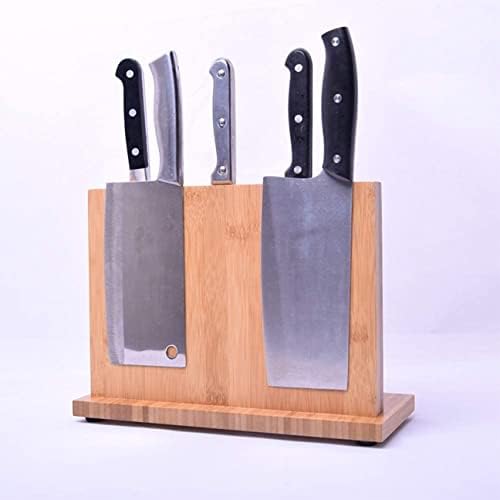 Sturdy Bamboo Knife Block