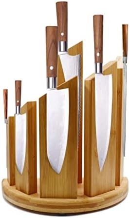 ZAEGO Magnetic Knife Block Wooden Holder
