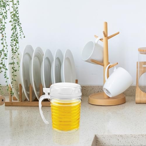 4PCS Plastic Condiment Bottles Set of 4