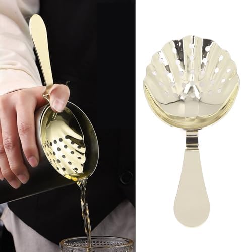 Julep Strainers Stainless Steel Cocktail Strainer Protein Gold