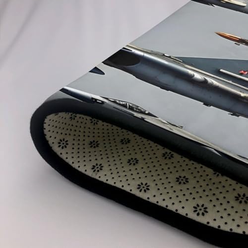 Aircraft Fighter jets Non-Slip Floor Mat