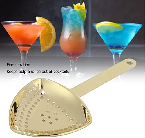 Julep Cocktail Strainer - Gold-plated Stainless Steel Bar Tool