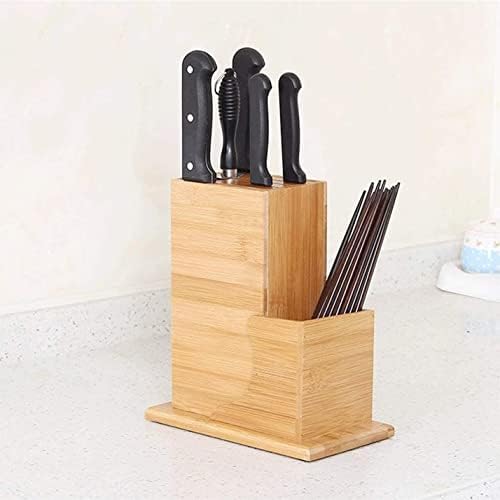 Eco-Friendly Bamboo Knife Holder for Kitchen Storage