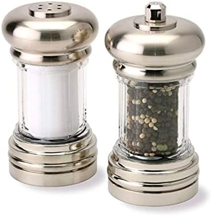 Olde Thompson - 7-Piece Pepper Mill Salt Shaker Set