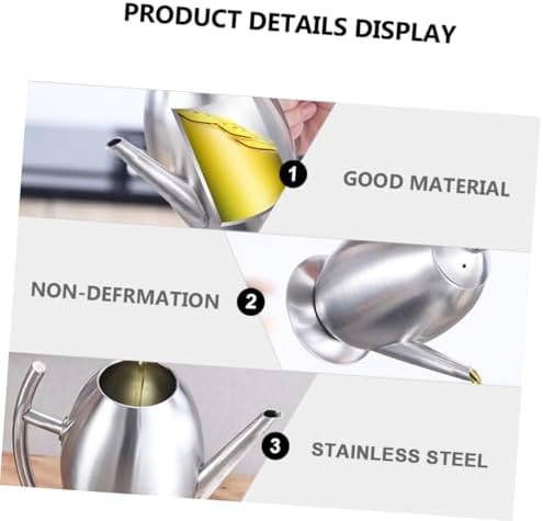 Cabilock Oil Dispenser Stainless Steel Bottle for Kitchen