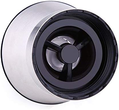 BlueSnail Stainless Steel Manual Salt Pepper Grinder Glass Cone Silver