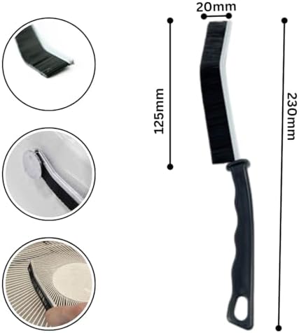 Premium Hard-Bristled Crevice Cleaning Brush