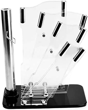 KA755 Creative Transparent Acrylic Knife Holder Kitchen Tool for Counters