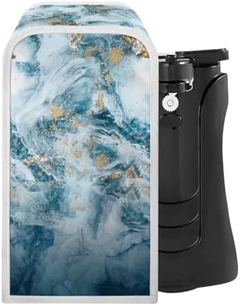 TODIYADDU Marble Print Can Opener Cover Novelty Dust Protection for Kitchen Use