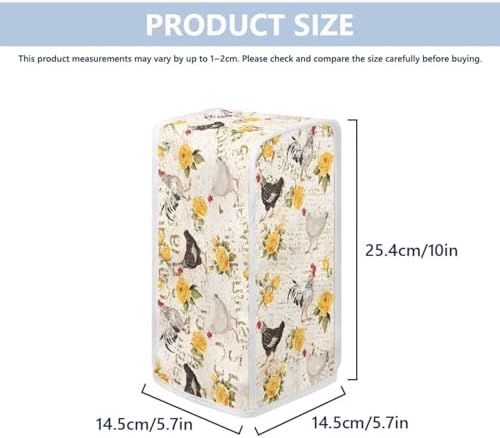Cartoon Chicken Can Opener Dust Cover - Easy to Clean Waterproof Kitchen Accessory