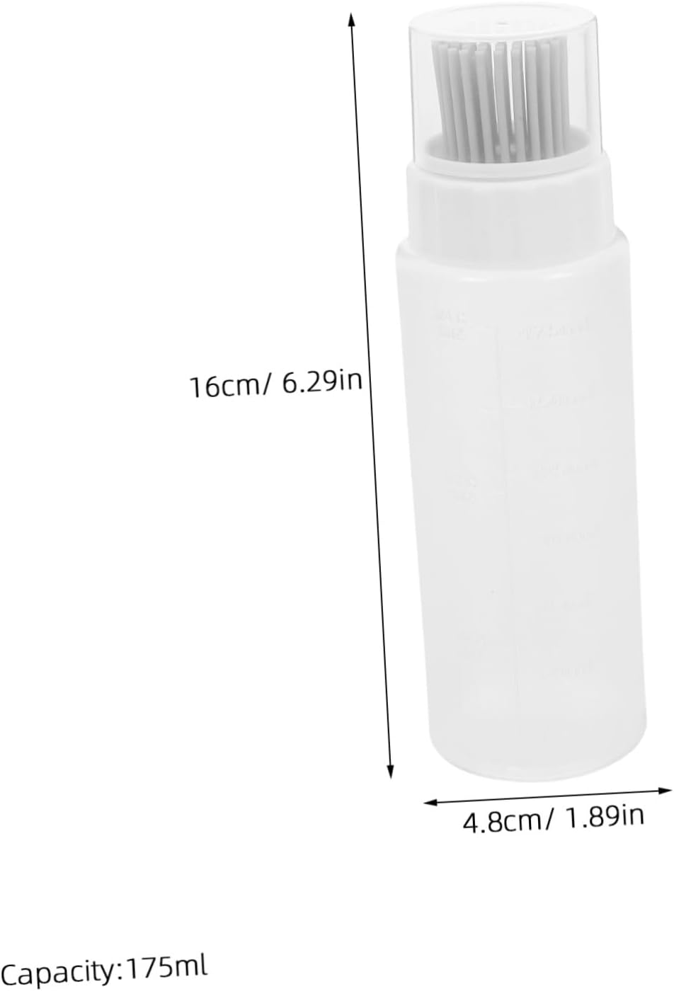 Cabilock - Oil Vinegar Dispenser with Brush 2-Pack