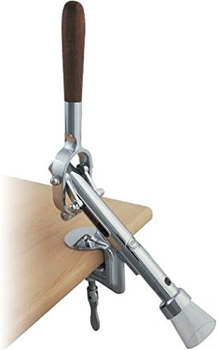 BOJ Professional Table-Mounted Wine Bottle Opener Corkscrew Chrome-Plated