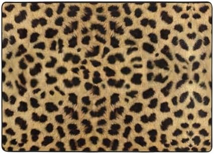 Leopard Animal Print Non-Slip Floor Mat