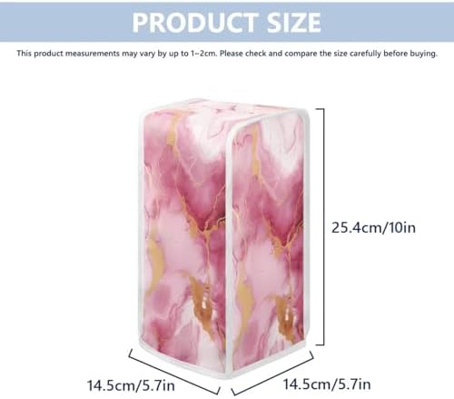 Pink Marbles Print Electric Can Opener Cover