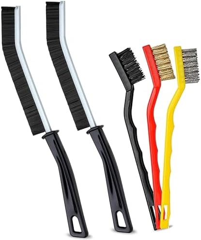 5-Piece Crevice Cleaning Brush Set for Multifunctional Cleaning
